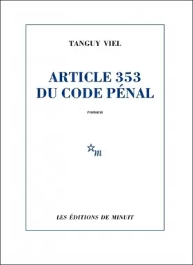 Couverture du produit · Article 353 du code pénal