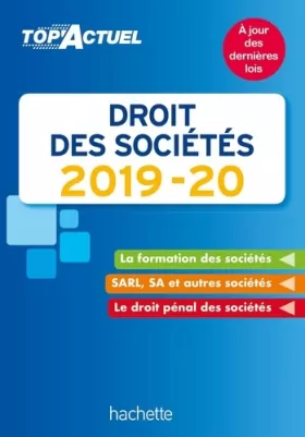 Couverture du produit · Top'Actuel Droit Des Sociétés 2019-2020