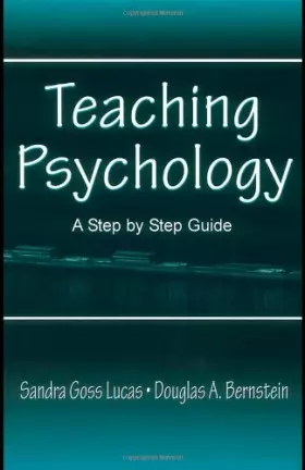 Couverture du produit · Teaching Psychology: A Step By Step Guide