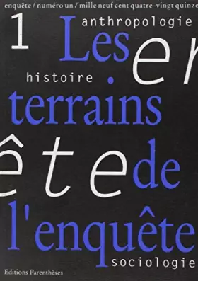Couverture du produit · Revue enquete 01 - terrains de l'enquete (les)