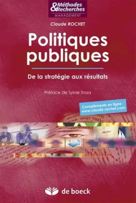 Couverture du produit · Politiques publiques, de la stratégie aux résultats