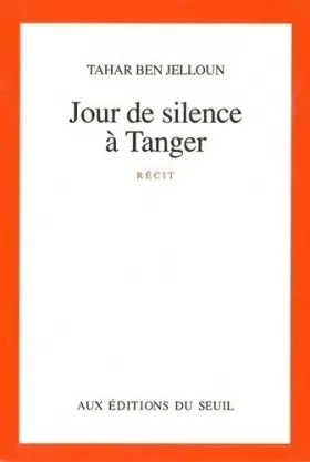 Couverture du produit · Jour de silence à Tanger
