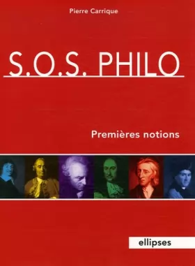 Couverture du produit · SOS Philo : Premières notions