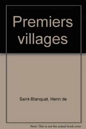 Couverture du produit · Les Premiers villages
