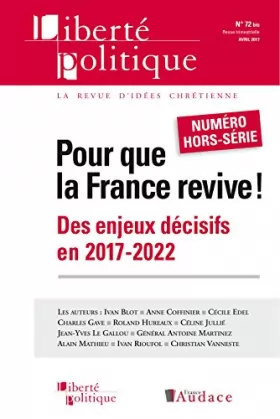 Couverture du produit · Pour que la France revive !