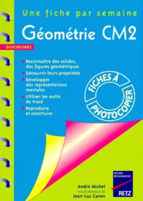 Couverture du produit · Géométrie, CM2