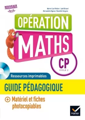 Couverture du produit · Opération Maths CP éd. 2016 - Guide pédagogique + CD Rom