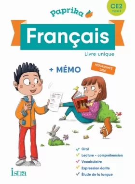Couverture du produit · Paprika Français CE2 - Edition France - Livre élève - Ed. 2019