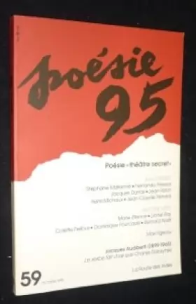 Couverture du produit · Poésie 95, n° 59 [Board book] [Jan 01, 1995] Collectif