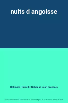 Couverture du produit · nuits d angoisse