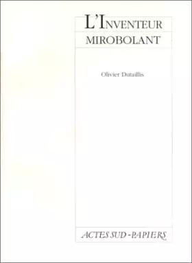 Couverture du produit · L'inventeur mirobolant : [Sartrouville, Espace Gérard-Philippe, 1er mars 1994]