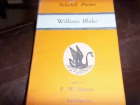 Couverture du produit · Selected Poems of William Blake