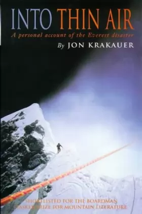 Couverture du produit · Into Thin Air: Personal Account of the Everest Disaster