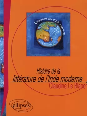 Couverture du produit · Histoire de la littérature de l'Inde moderne : Le roman, XIXe-XXe siècle