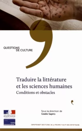 Couverture du produit · Traduire la littérature et les sciences humaines - Conditions et obstacles