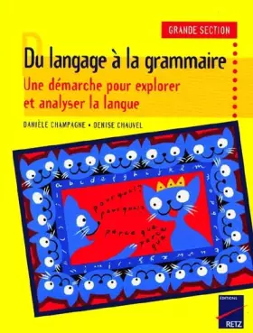 Couverture du produit · Du langage à la grammaire