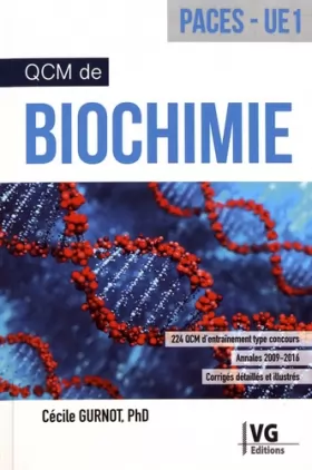 Couverture du produit · QCM de biochimie: PACES UE1 optimisée Paris 6