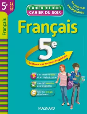 Couverture du produit · Français 5e : cahier de révision et d'entraînement