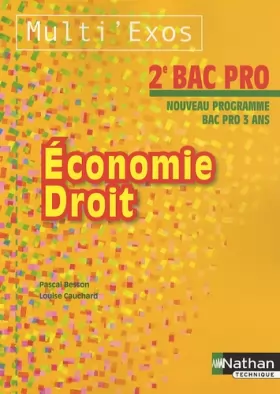 Couverture du produit · Économie et Droit-2e Bac Pro