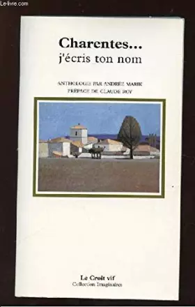 Couverture du produit · Charentes... j'ecris ton nom