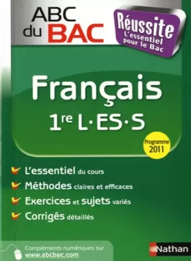 Couverture du produit · ABC du BAC Réussite Français 1re L.ES.S