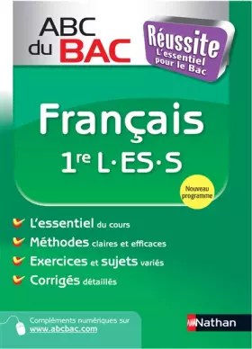 Couverture du produit · ABC du BAC Réussite Français 1re L.ES.S