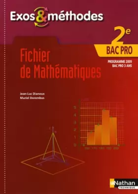 Couverture du produit · Fichier de Mathématiques - 2e Bac Pro