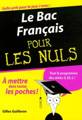 Couverture du produit · Le Bac Français pour les Nuls