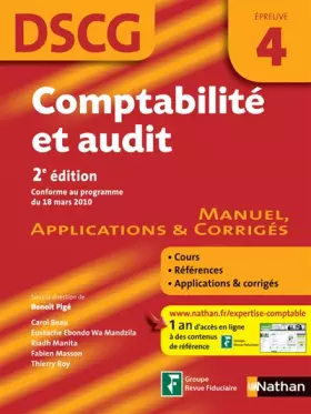 Couverture du produit · Comptabilité et audit