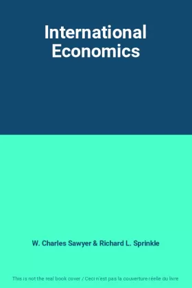 Couverture du produit · International Economics