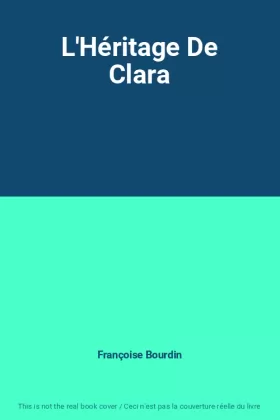 Couverture du produit · L'Héritage De Clara