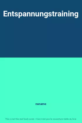 Couverture du produit · Entspannungstraining