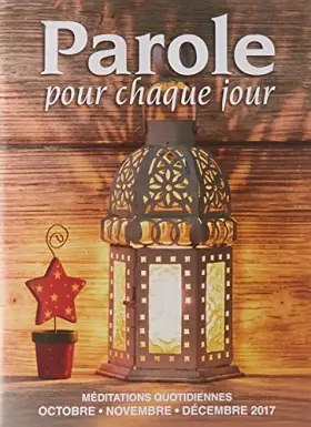 Couverture du produit · Parole pour chaque Jour (octobre-novembre-décembre 2017)