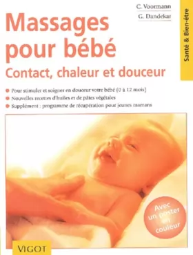Couverture du produit · Massages pour bébé : Contact, chaleur et douceur