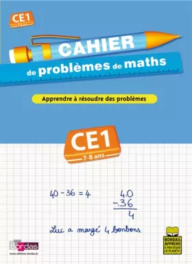 Couverture du produit · CAHIER PROBLEMES DE MATHS CE1