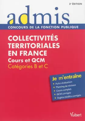 Couverture du produit · Collectivités territoriales en France - Cours et QCM - Catégories B et C