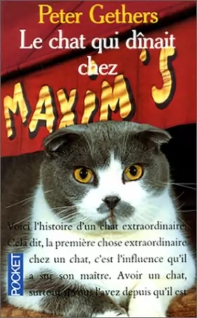Couverture du produit · Le Chat qui dînait chez Maxim's
