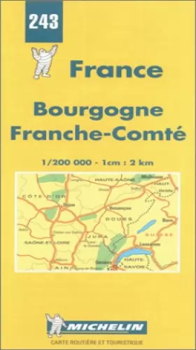 Couverture du produit · Carte routière : Bourgogne - Franche-Comté, N° 243