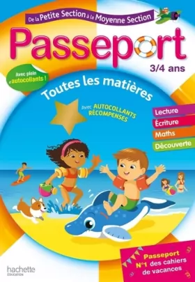 Couverture du produit · Passeport - De la Petite à la Moyenne section - Cahier de vacances 2022