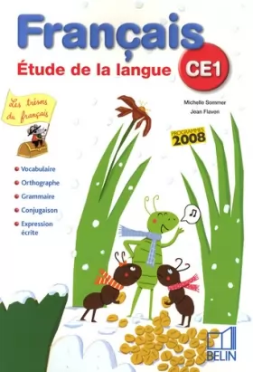 Couverture du produit · Français CE1 : Etude de la langue
