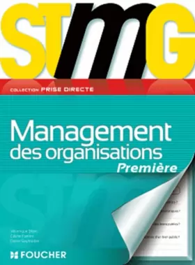 Couverture du produit · Prise directe Management des organisations 1re Bac STMG