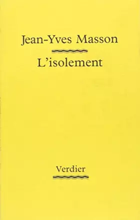 Couverture du produit · L'isolement