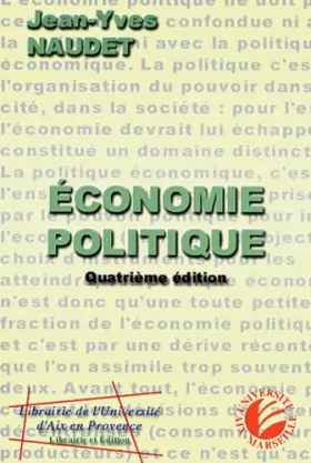 Couverture du produit · Economie politique : 4ème édition, entièrement revue et corrigée, conforme aux nouveaux programmes semestriels