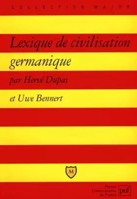 Couverture du produit · Lexique de civilisation germanique