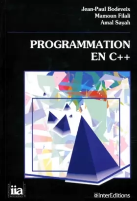 Couverture du produit · Programmation en langage C++