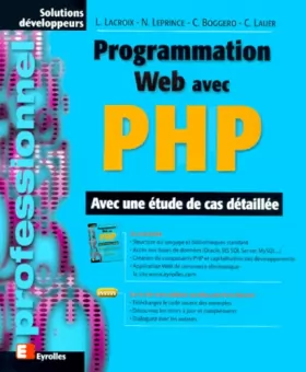 Couverture du produit · Programmation Web avec PHP. Avec une étude de cas détaillée