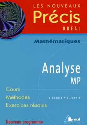 Couverture du produit · Mathématiques Analyse MP