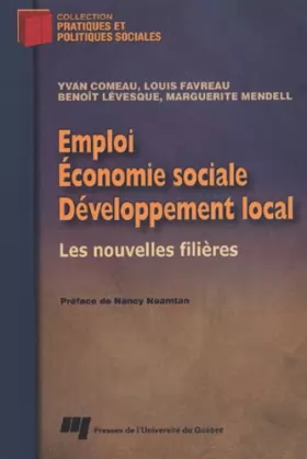 Couverture du produit · Emploi, économie sociale, développement local. Les nouvelles filières