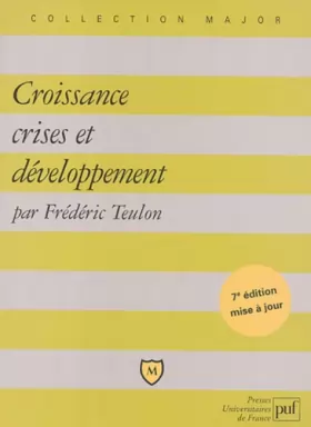 Couverture du produit · Croissance, crises et développement