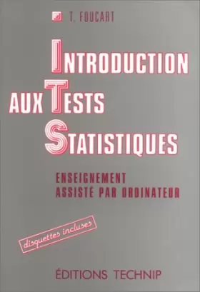 Couverture du produit · Introduction aux tests statistiques : l'enseignement assisté par ordinateur